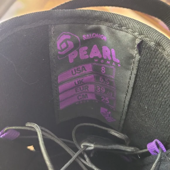 Women's Salomon "Pearl" Snowboarding Boots Size 8 - Picture 4 of 6